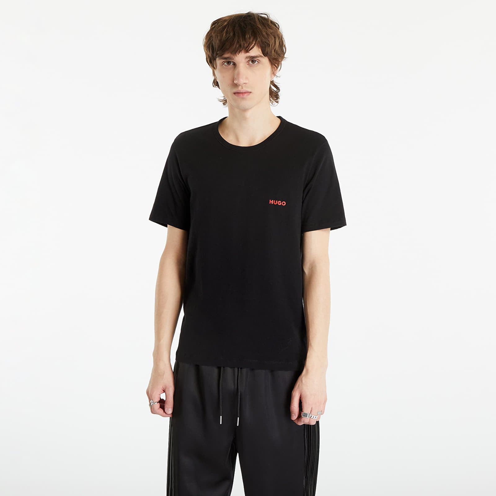 Koszulka Hugo Boss Crew Neck Cotton T-Shirt 3-Pack Black S