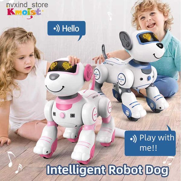 Electronics Robots Intelligent Remote Control Robot Dog Electronic Stunt Voice Command Programmable Touch-sense Music Song Childrens Toys fo