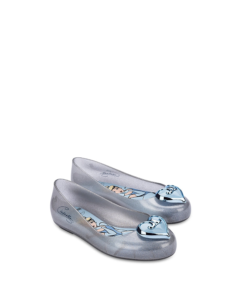 Mini Melissa + Disney Princess Girls' Mini Sweet Love Ballet Flats - Toddler, Little Kid, Big Kid