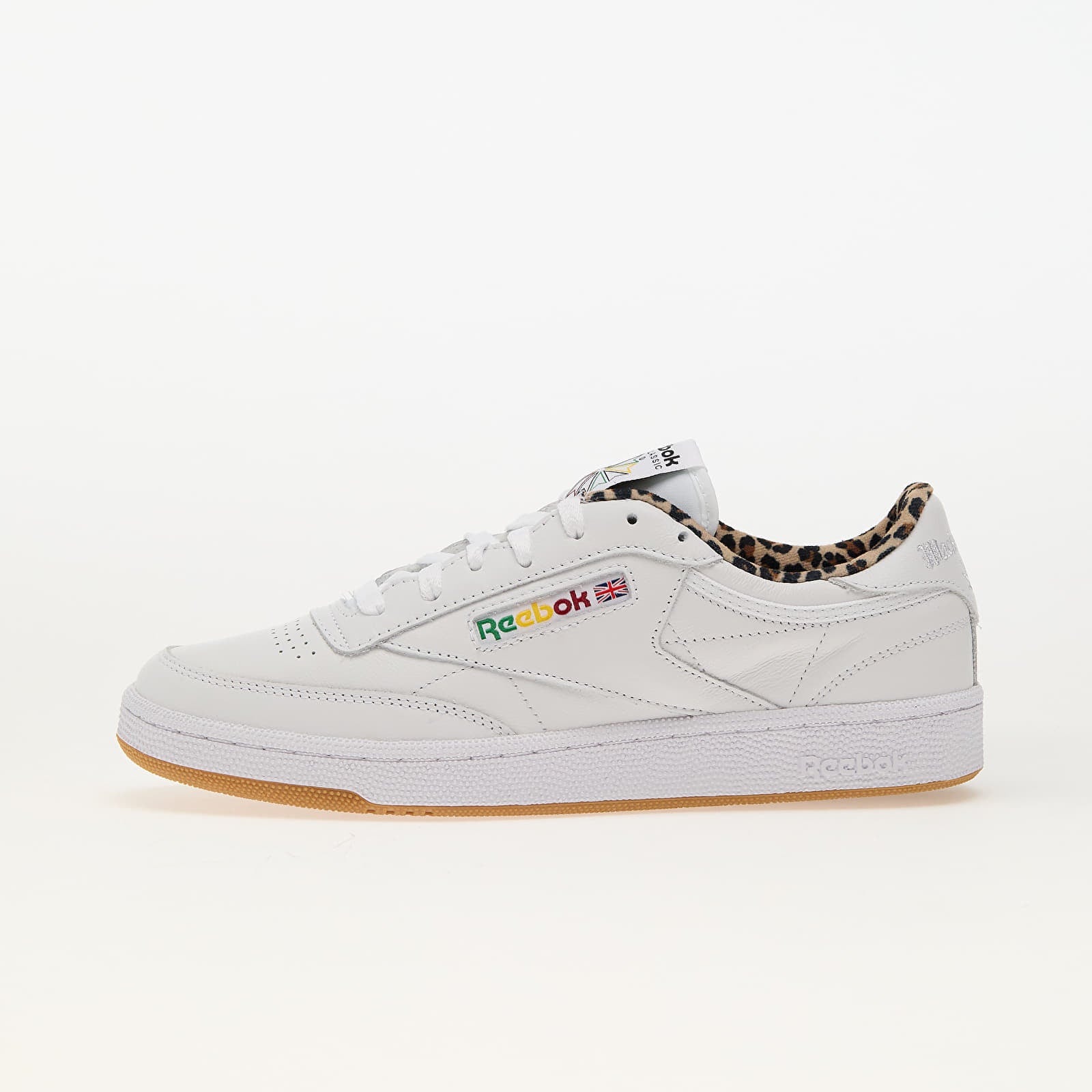 Sneakers Reebok Club C 85 Vintage LTD Ftwr White- Leopard- Gum EUR 40.5
