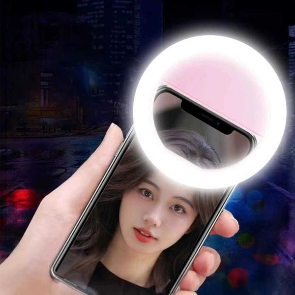 Lights Battery Selfie Ring LED Photographic Lighting Lamp Video Light Photography Ringlight Photo for Cell Smartphone J241216