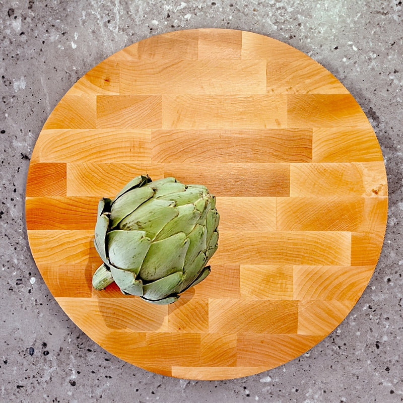 J. k. Adams 12 Round Maple End Grain Board