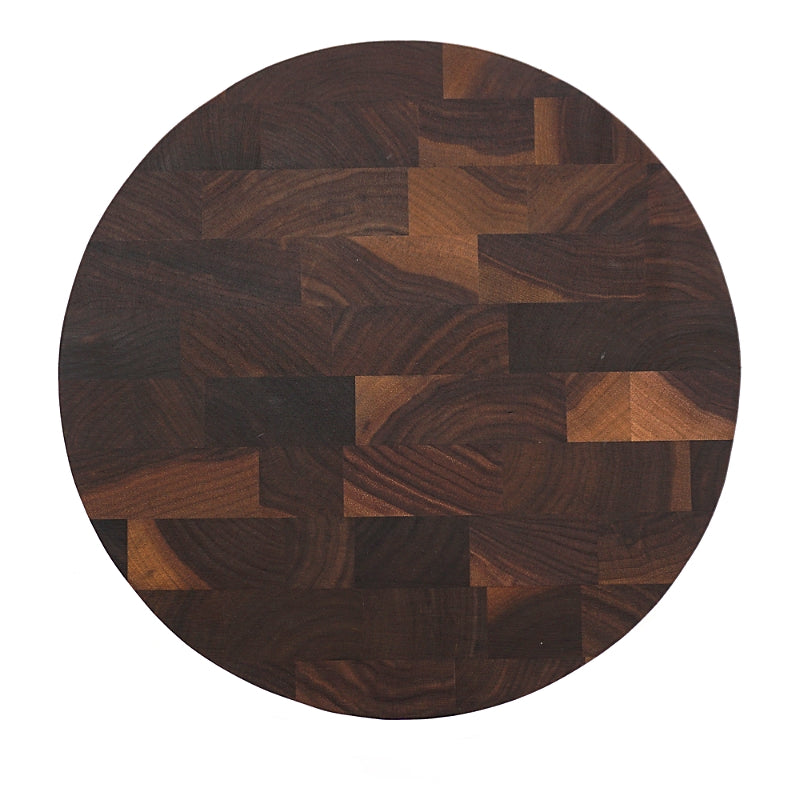 J. k. Adams 12 Round Walnut End Grain Board