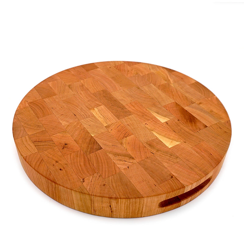 J. k. Adams 16 Round Cherry End Grain Board