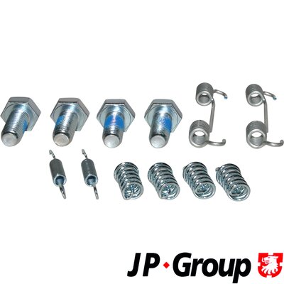 Accessory Kit, parking brake shoes JP GROUP 1363950110