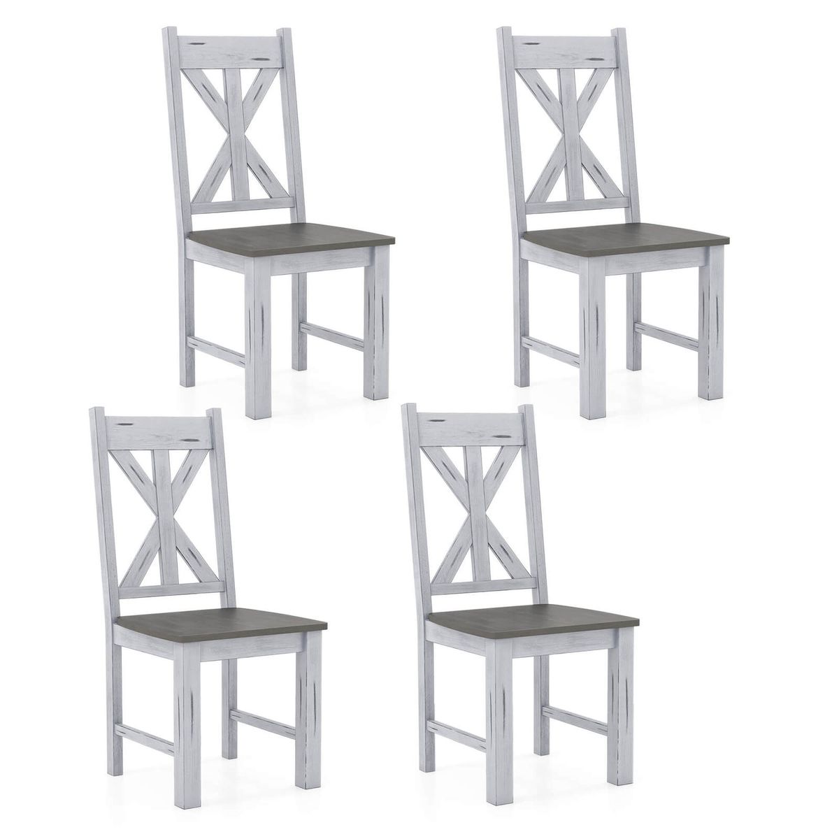 Wooden Dining Chairs (Set of 2 or 4) - Dining Chair Set of 4