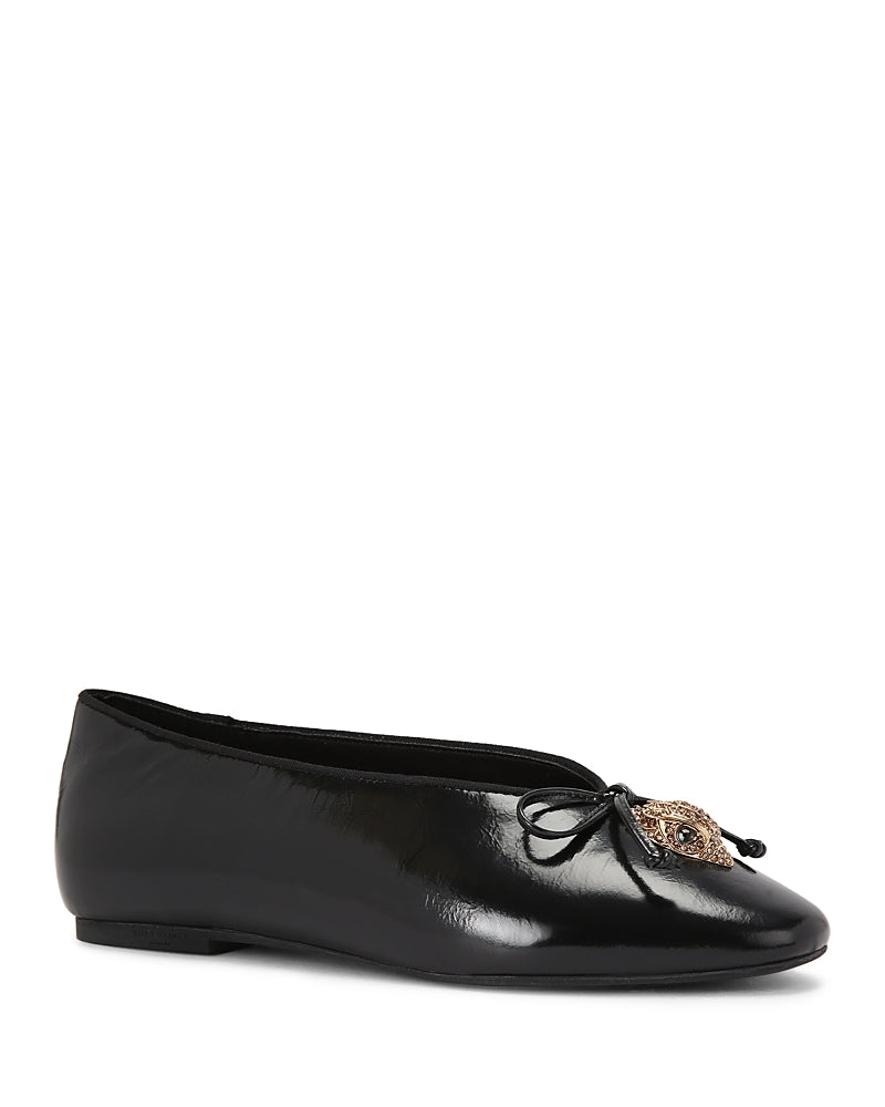 Kurt Geiger London Women's Sloane Eagle Ballet Flats