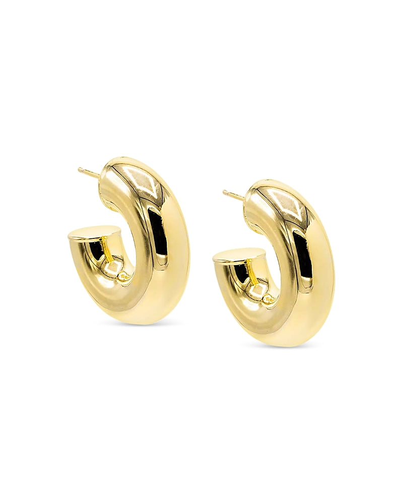 By Adina Eden Bubble Chunky Hoop Earrings