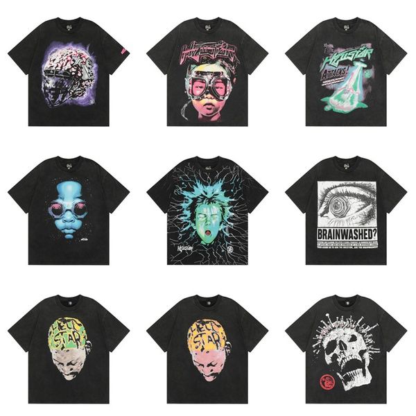 designer shirts Blutosatire Billdog Wimpy Kid Shirt t shirt Men Plus Tees Rapper Wash Grey Heavy Craft Tshirts Tops High Street Retro Women