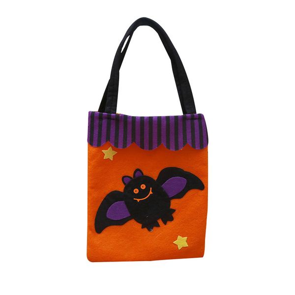 Halloween Trick or Treat Bags Witch Pumpkin Goody Candy Handbags Tote Bags Non Woven Gift Wrapping Present Wraps Party Decoration Supplies H