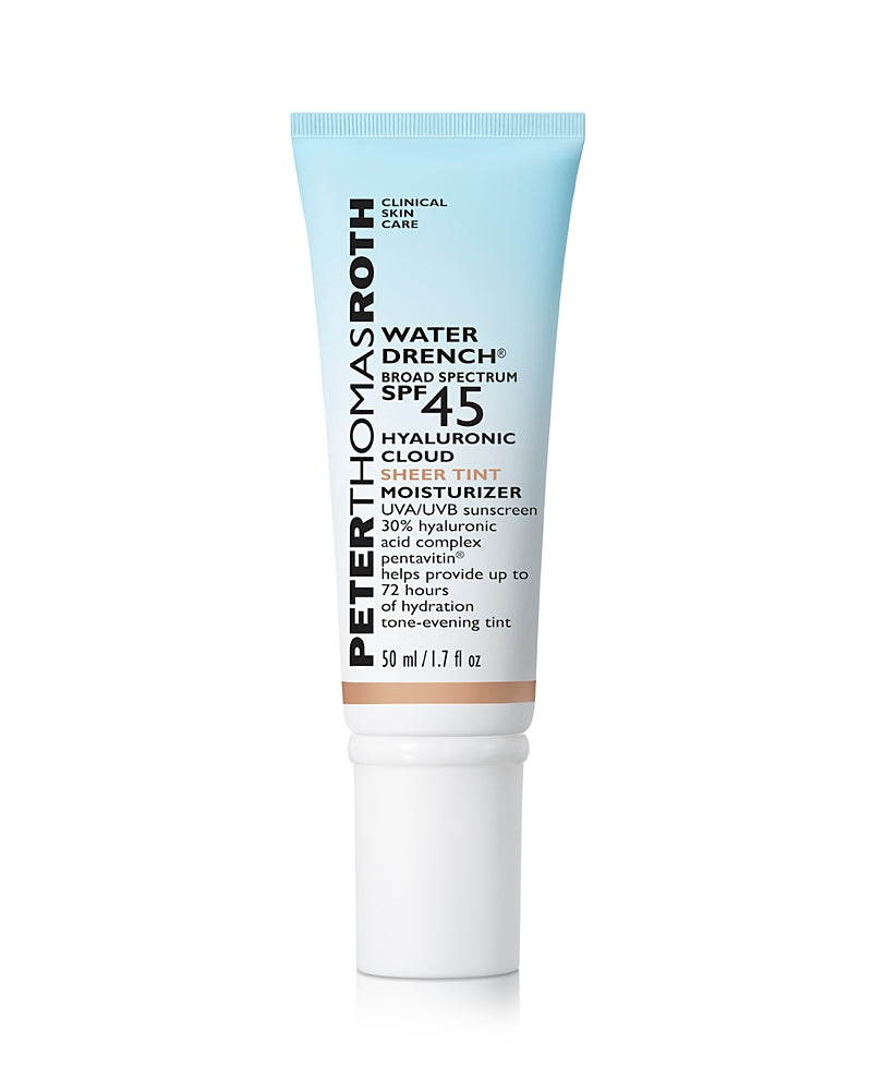 Peter Thomas Roth Water Drench Broad Spectrum Spf 45 Hyaluronic Cloud Sheer Tint Moisturizer 1.7 oz.