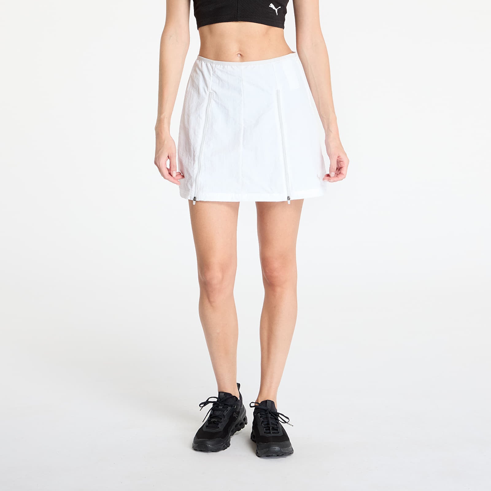 Skjørt Puma Dare to Zip-Off Woven Skirt PUMA White M