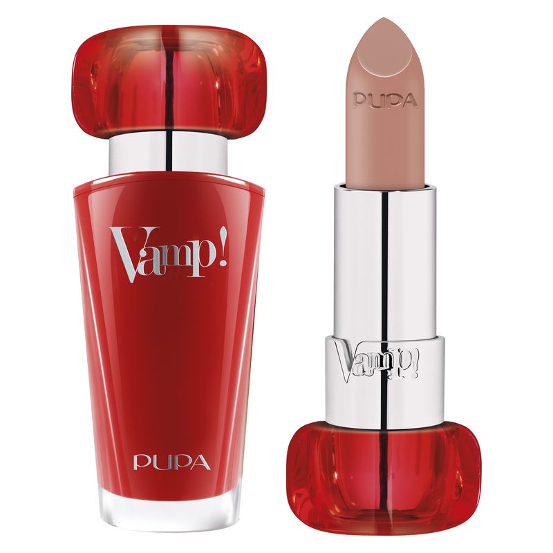 Pupa Vamp Extreme Color Lipstick med volymgivande behandling 302 - Rubinröd (3,5 G)