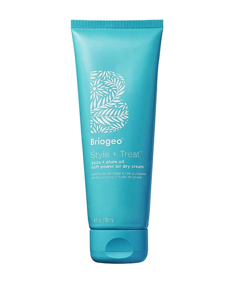 Briogeo Style + Treat Yuzu + Plum Oil Air Dry Hair Styling Cream 4 oz.
