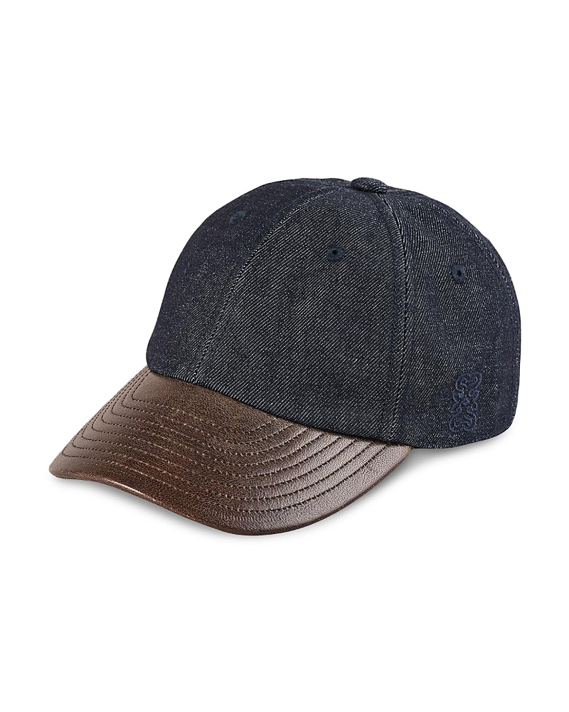 Sandro Amiral Raw Denim Baseball Cap