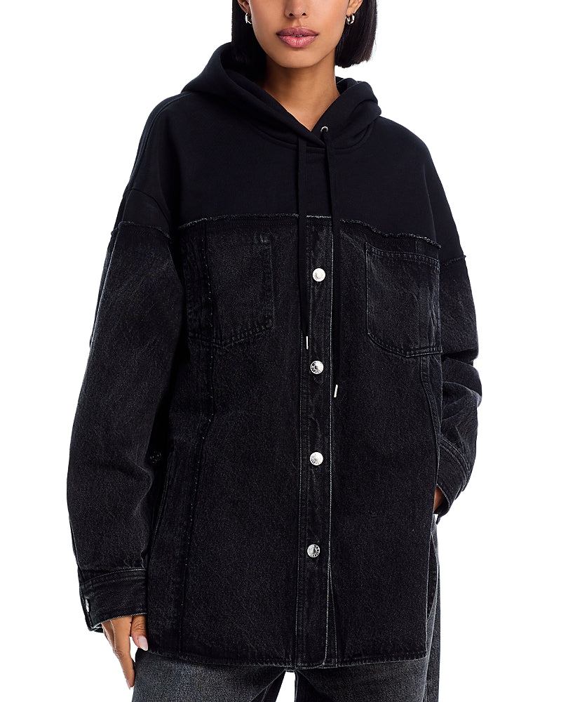 3.1 Phillip Lim Mixed Media Hoodie