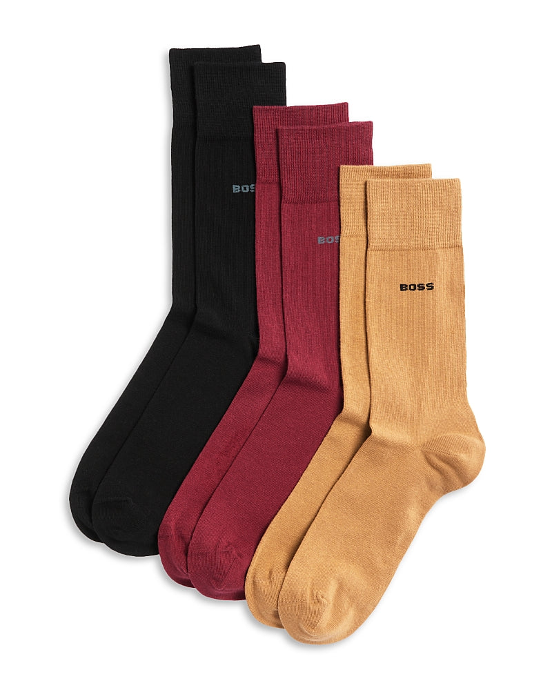 Boss Men's Crew Socks, Pack of 3