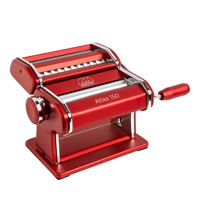 Marcato Atlas 150 Design Pasta Machine, Red
