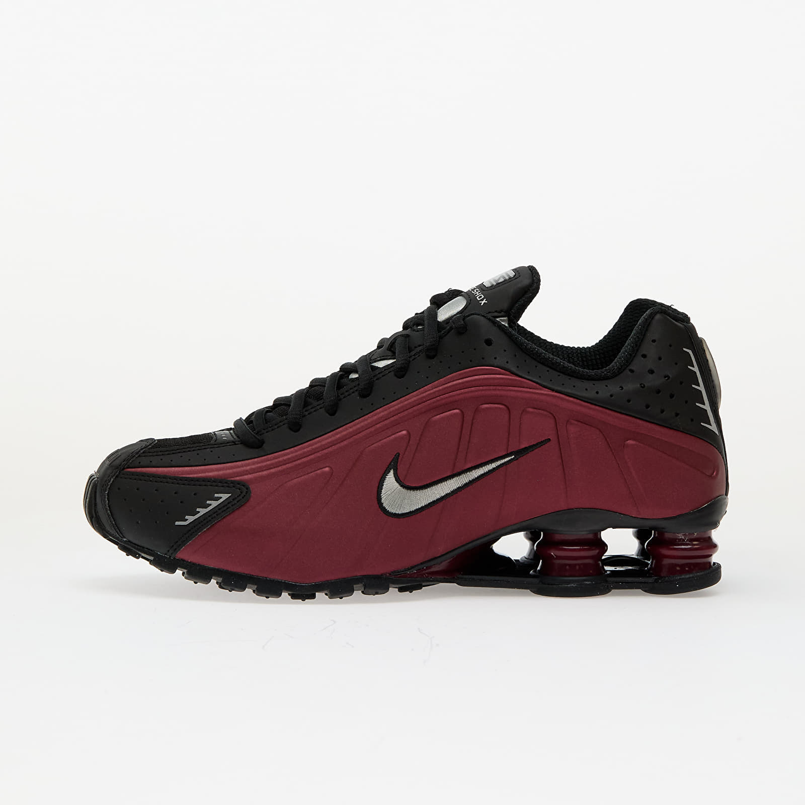 Sneakers Nike W Shox R4 Black- Metallic Silver-Team Red EUR 38.5