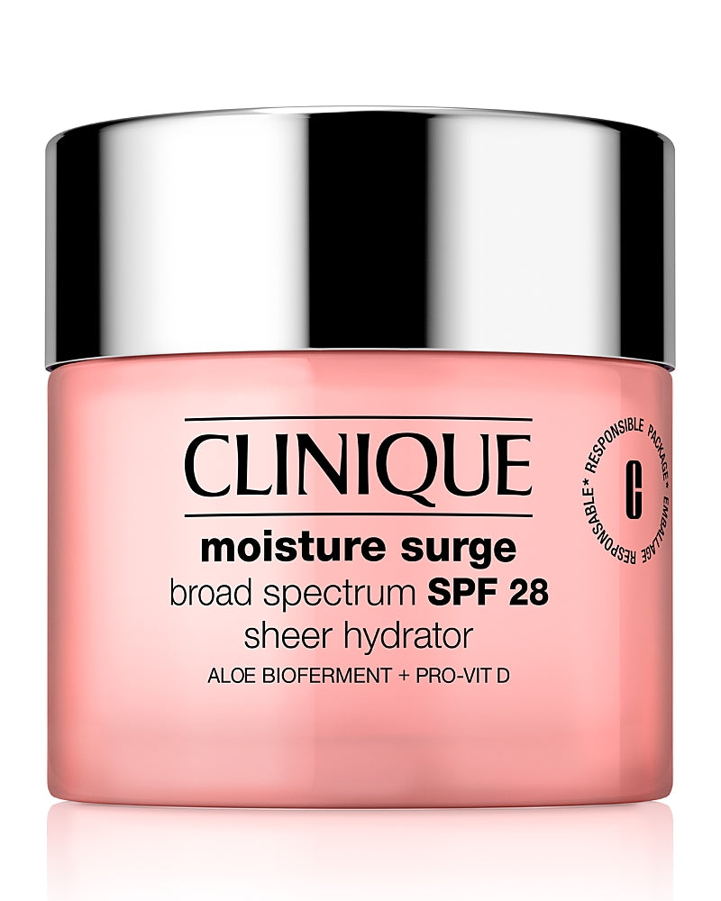 Clinique Moisture Surge Broad Spectrum Spf 28 Sheer Hydrator Moisturizer 2.5 oz.
