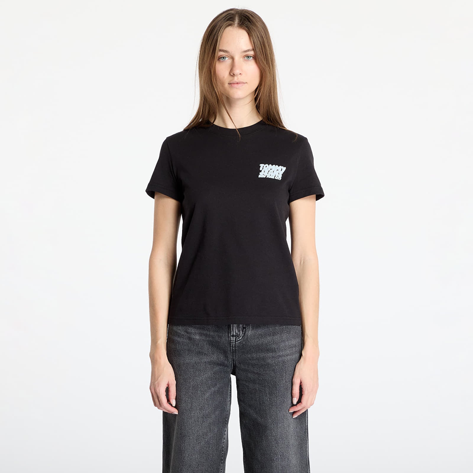 T-shirt Tommy Jeans Reg Tj Bubble Tee Black M