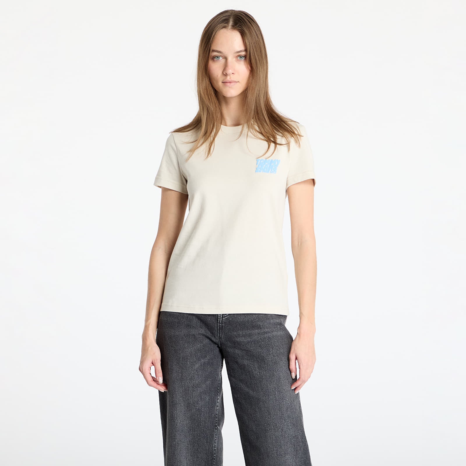 T-skjorte Tommy Jeans Reg Tj Bubble Tee Beige M