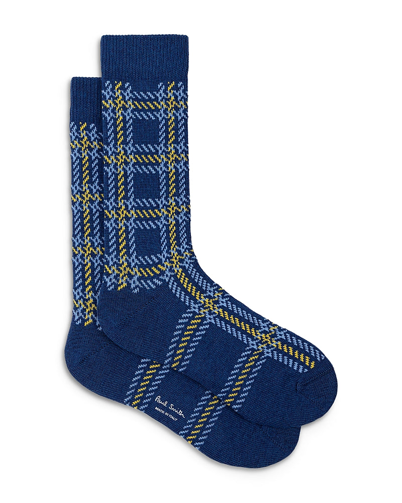 Paul Smith Check Pattern Socks