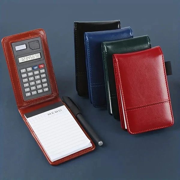 A7 Multi functional Business Portable Office Notebook Use Calculator and Post it Note Organizing! 240808