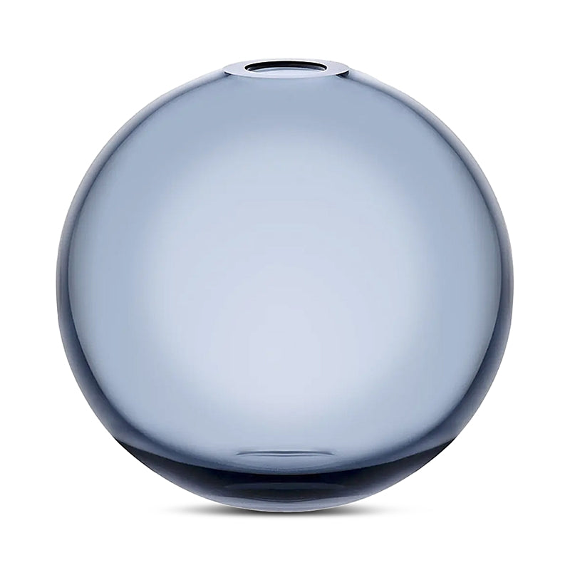 Nude Glass Large Mars Vase, Steel Blue