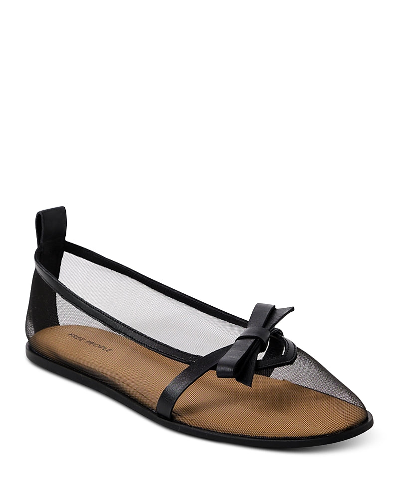 Free People Women's Mesh Mania Bow Flats