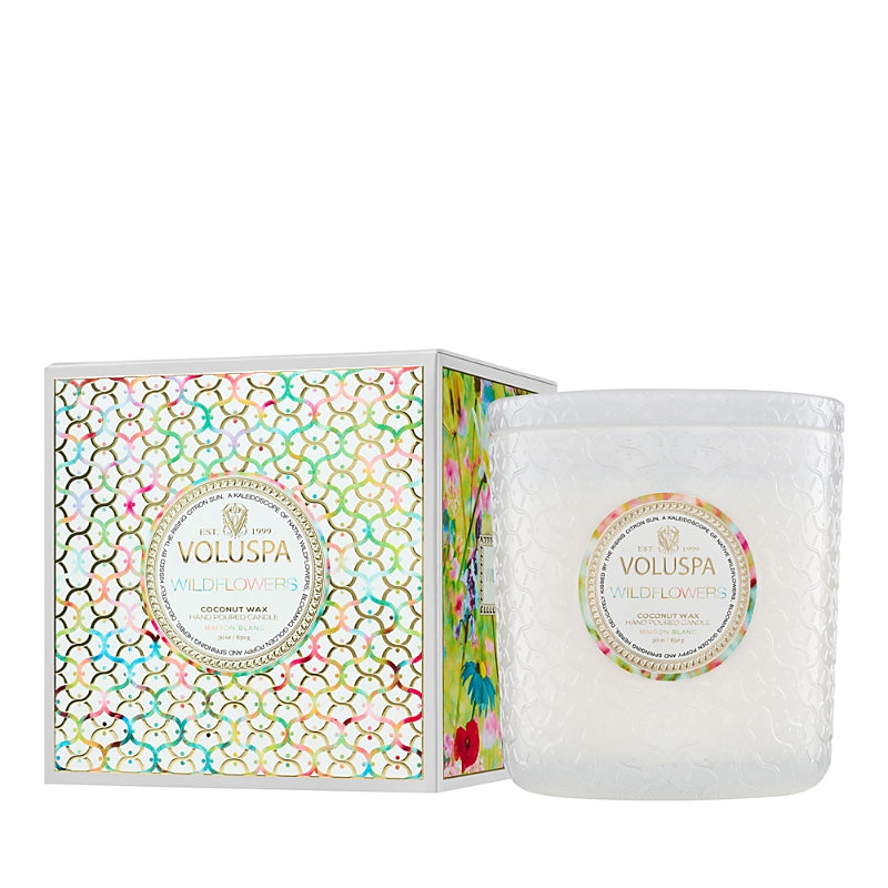 Voluspa Wildflowers Boxed Luxe Candle 30 oz.