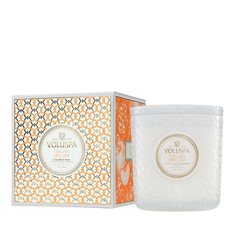 Voluspa Italian Bellini Boxed Luxe Candle 30 oz.