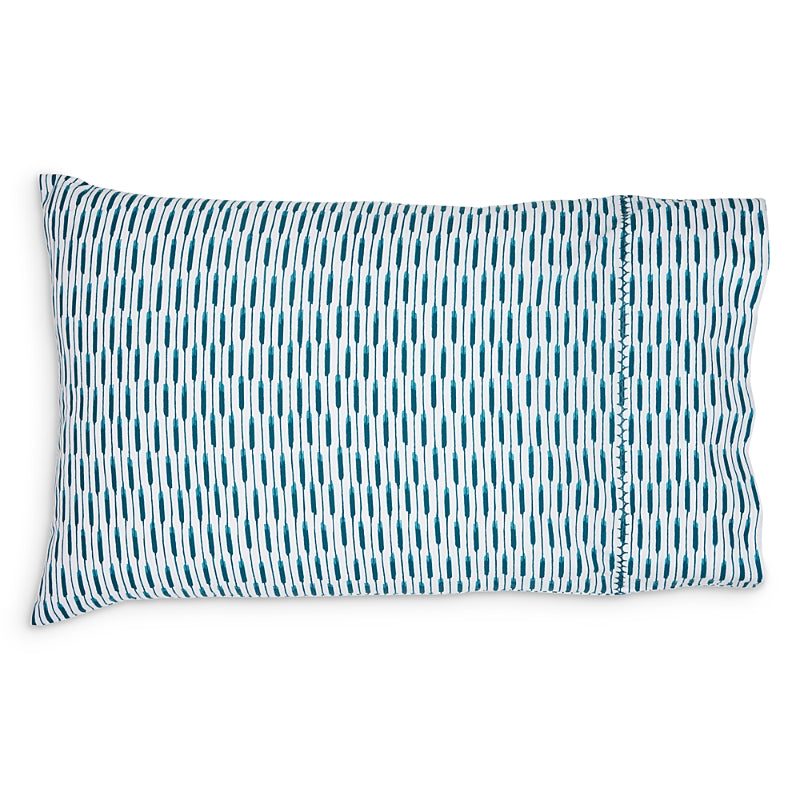 John Robshaw Gopan Peacock King Pillowcase Set