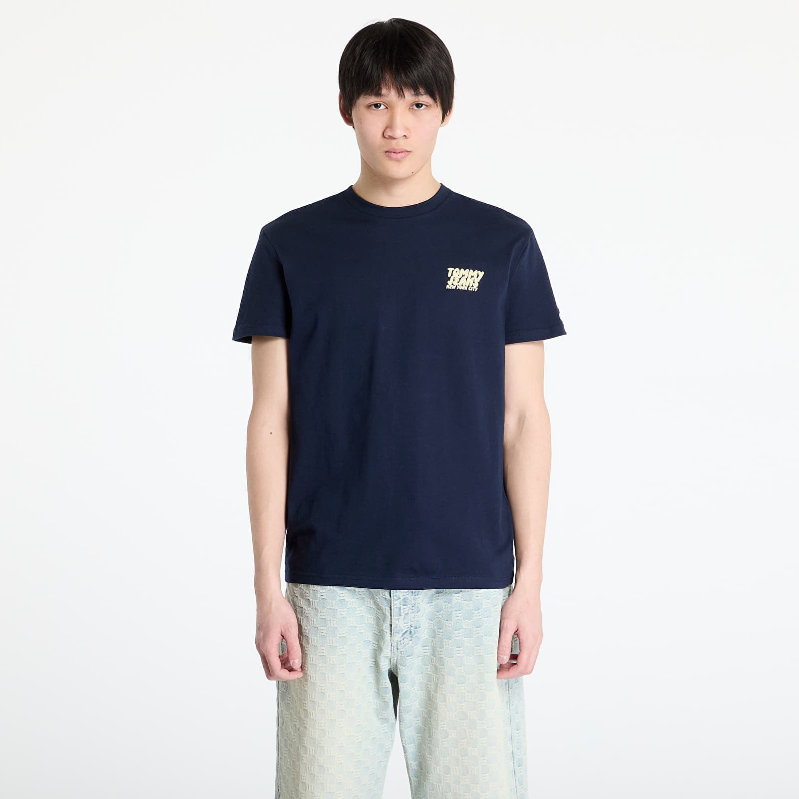 T-paita Tommy Jeans Regular Bubble Back Tee Blue XL