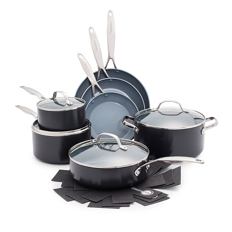 GreenPan Valencia Pro Ceramic Nonstick 11 Piece Cookware Set
