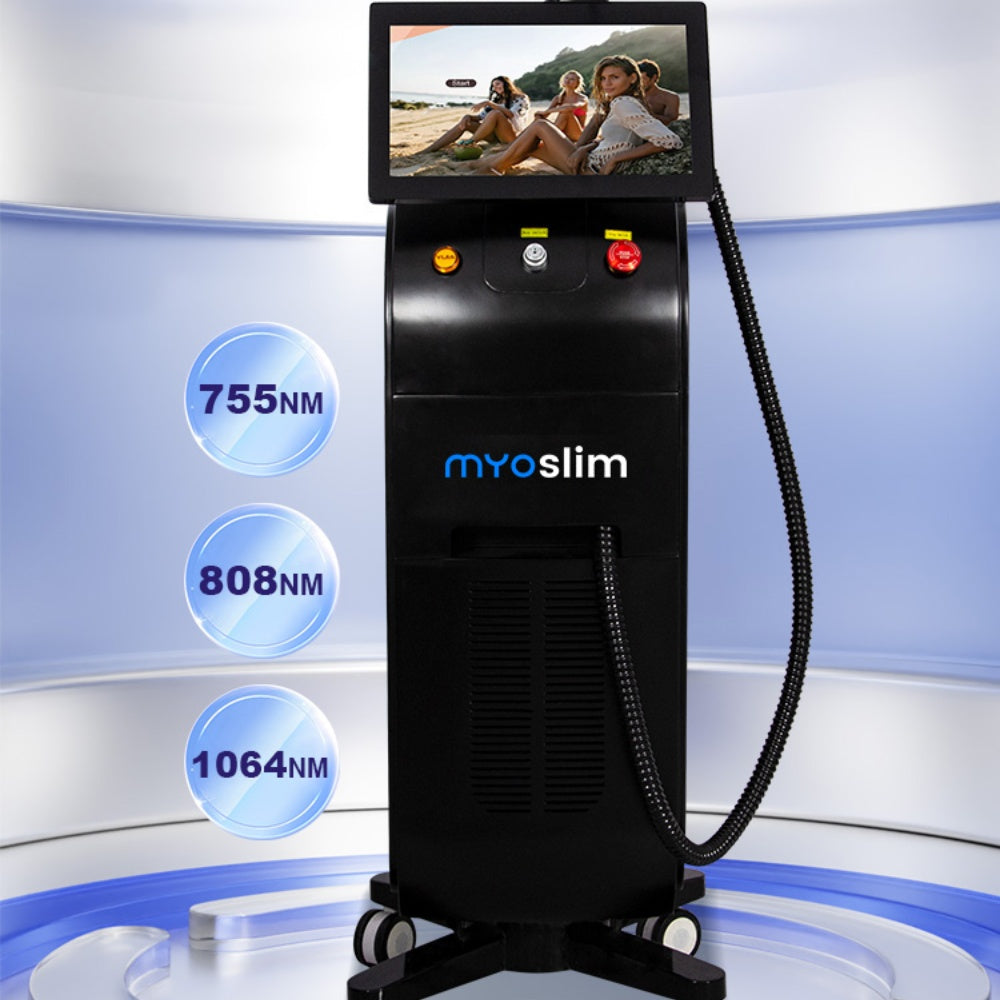 3 Wavelength 755NM 808NM 1064NM Diode Laser Hair Removal Machine Suitable For All Skin Tones Restore Silky