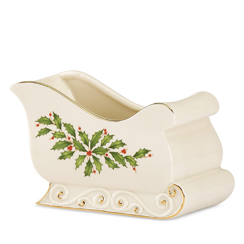 Lenox Holiday Sleigh Candy Dish