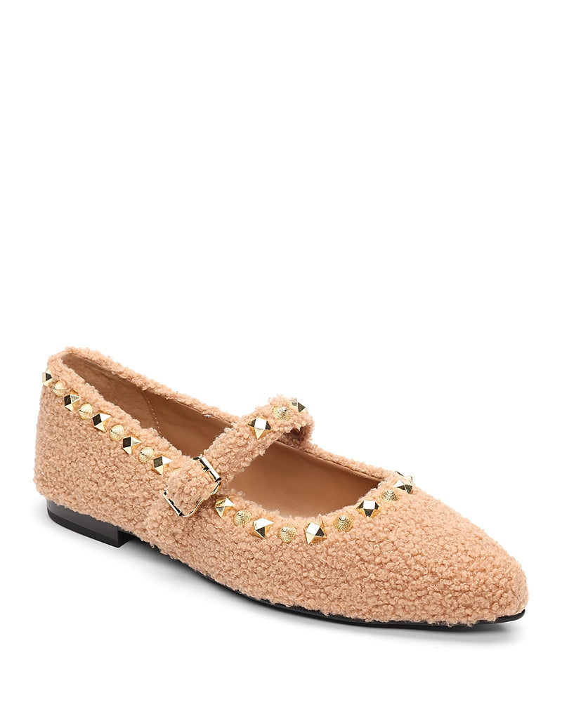 Ash Women's Beatnik Studded Ballet Flats
