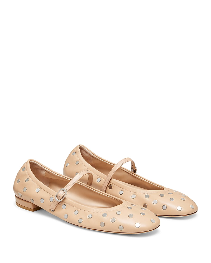 Stuart Weitzman Women's Claris Studded Ballet Flats