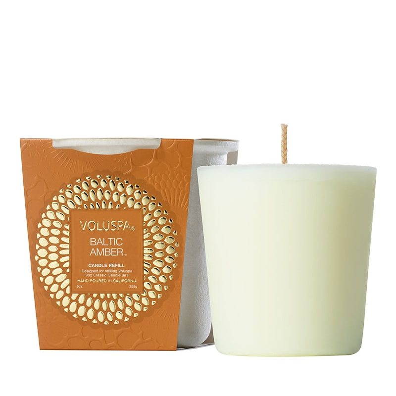 Voluspa Baltic Amber Classic Candle Refill