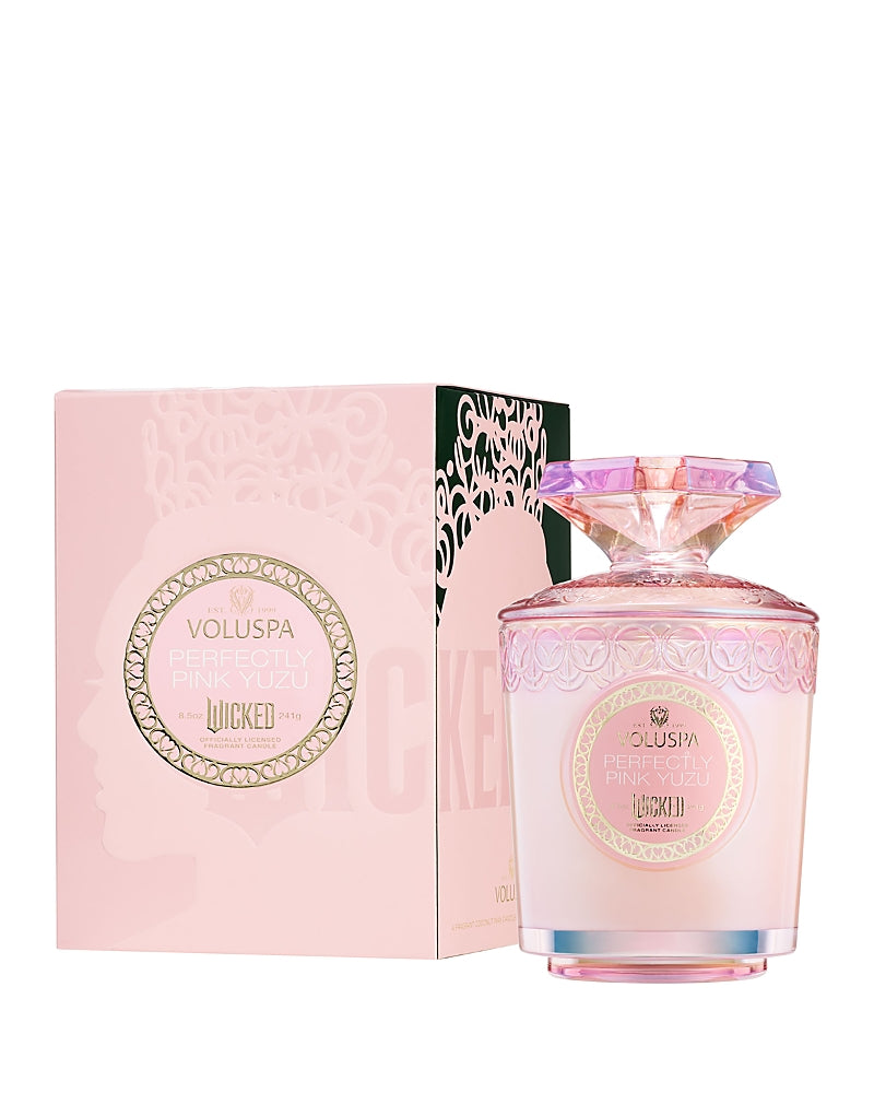 Limited Edition Wicked Perfectly Pink Yuzu Boxed Candle, 8.5 oz.