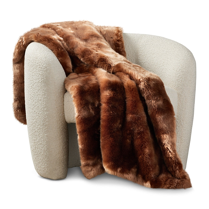 Hudson Park Collection Luxe Faux Fur Throw - Exclusive