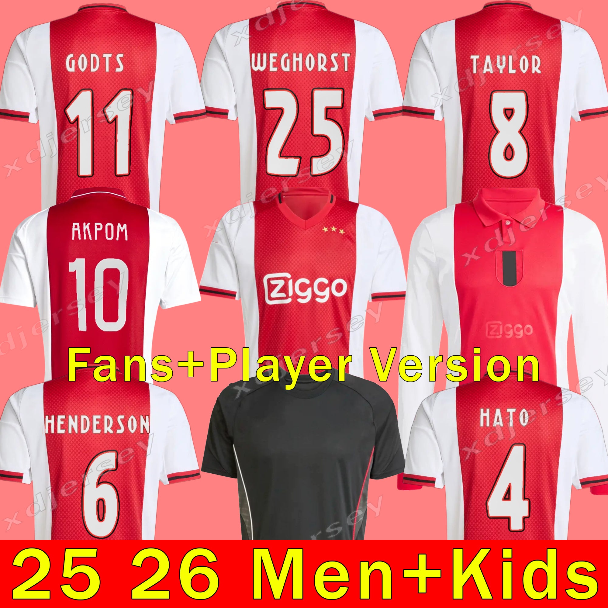 25 26 125th Anniversary Soccer Jerseys Kids Kit 2025 2026 Football Shirts AKPOM Co branded styles TAYLOR CRUYFF Bob Marley stone AjaOX Traore Godts