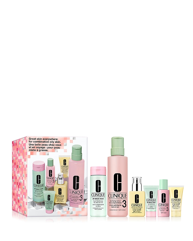 Clinique Great Skin Everywhere Skincare Set - Oily Skin Types ($118 value)