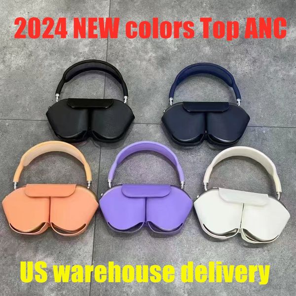 A1 Max pro 2 Air 4 Bluetooth Headphones Accessories pods Max Headphone Wireless Earphone Top Quality ANC Metal shell Silicone Anti-drop Prot