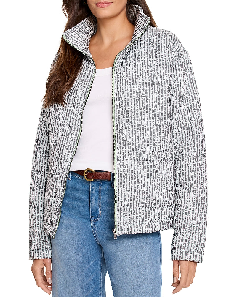Nic+Zoe Tipped Throw On Quilted Jacket