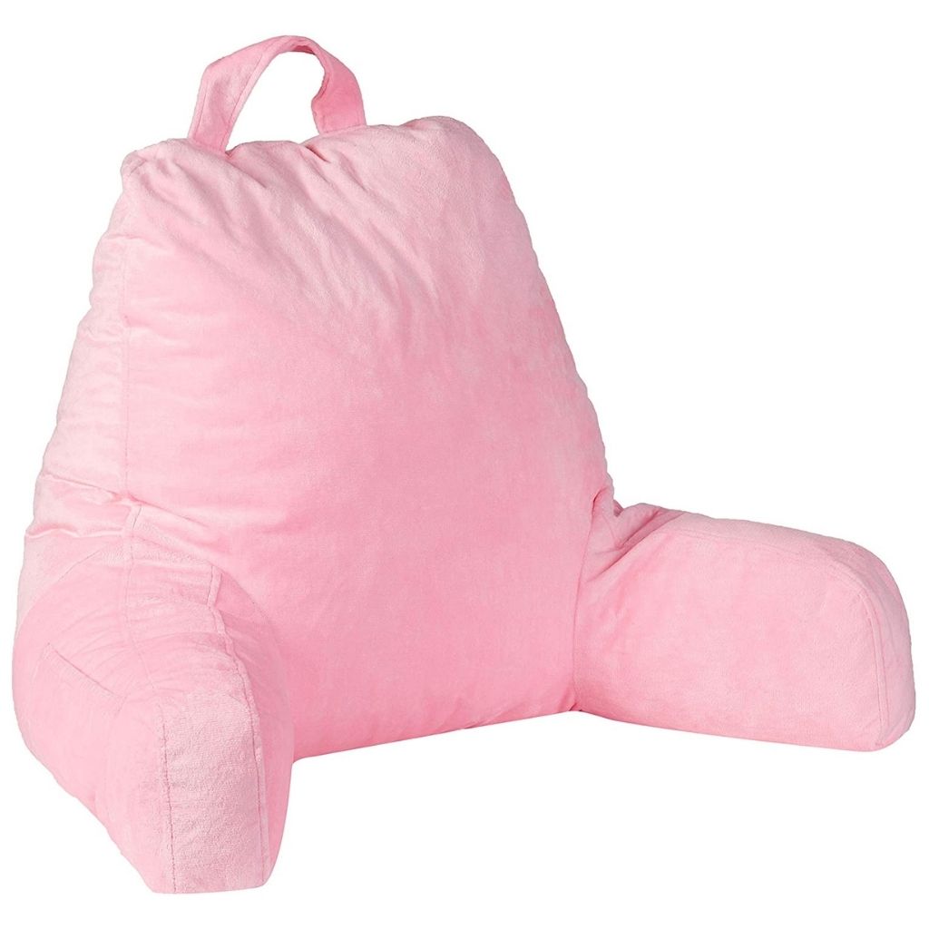 Kids' Reading and Gaming Pillow with Armrests - Pink