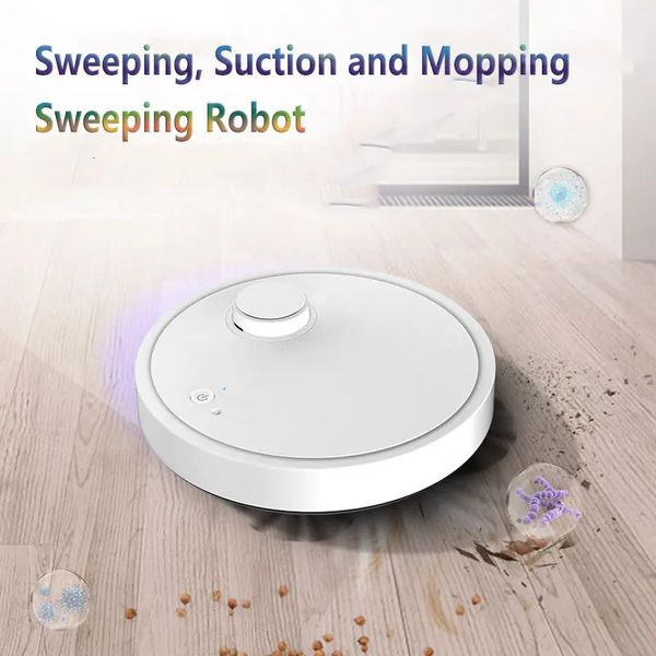 Smart Robot Vacuum Cleaner: 3-in-1 Wireless Sweeping, Mopping, and Ultra-Thin Cleaning
