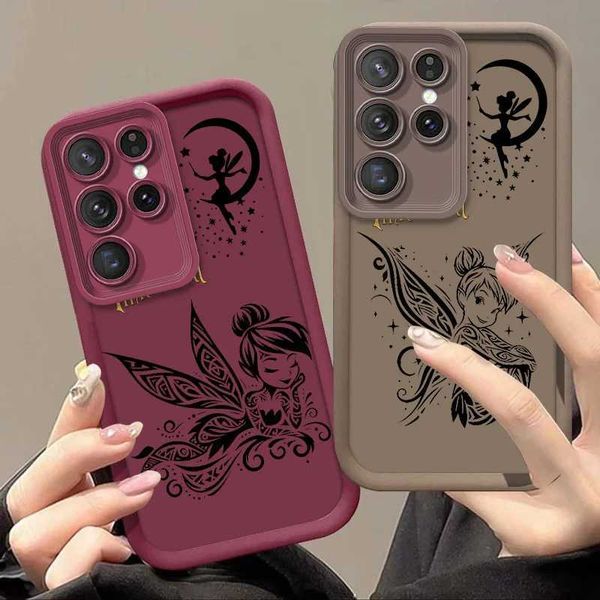 Tinker Bell for Samsung S20 S21 S22 S23 S24 FE Plus Ultra 5G Note 20 Ultra Eyes Ladder Phone Case Y240928