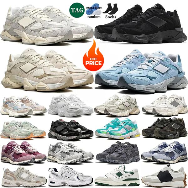 High-End Quality M Running Mens Sports Sneakers Designer Jogging Womens Casual Walking Shoes Quartz Grey Sea Salt Blue Haze Beige Outdoor Ru